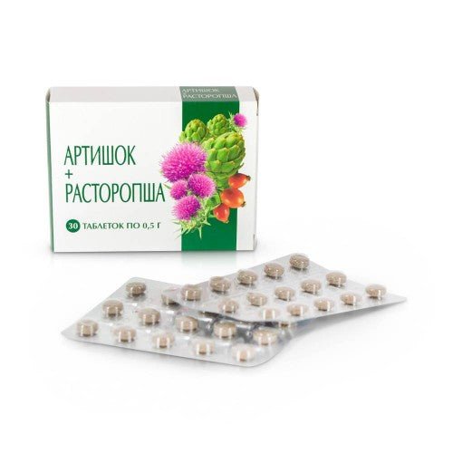 Artišokas + Margainis, 0,5 g x N30-Sveikatai-Damų Kampelis