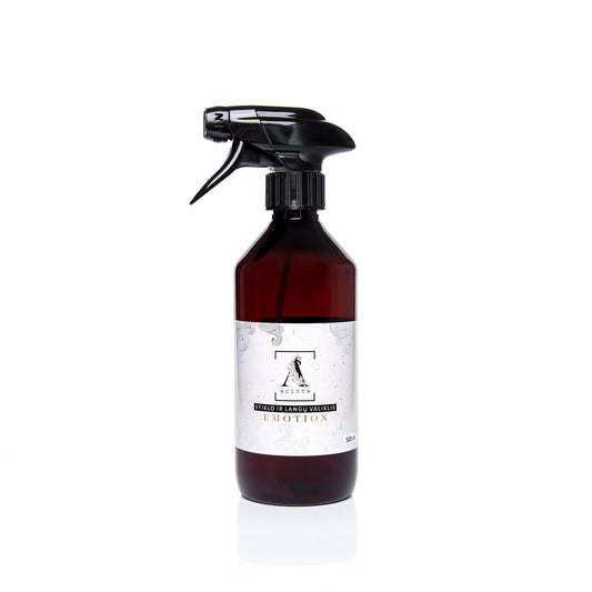 Asscents Kvapnus purškiamas stiklo ir langų valiklis EMOTION 500 ml. - kvapai - Damų Kampelis