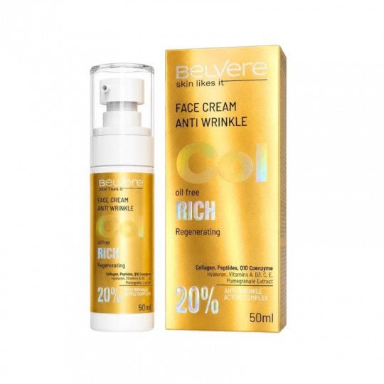 BELLE JARDIN Belvere Rich Col veido kremas stangrinamasis, 50 ml-Veidui-Damų Kampelis