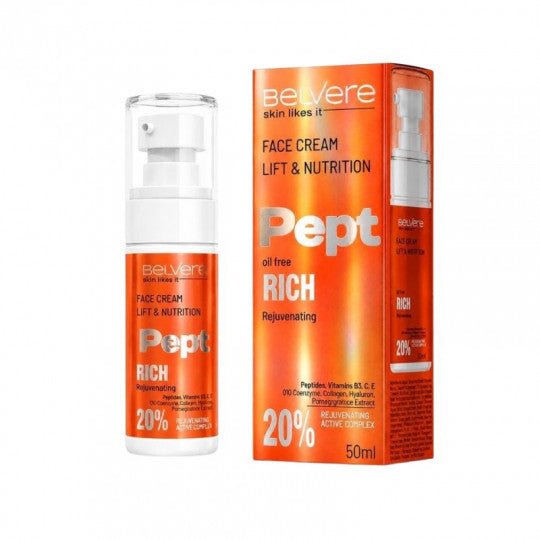 BELLE JARDIN Belvere Rich Pept veido kremas atgaivinantis, 50 ml-Veidui-Damų Kampelis