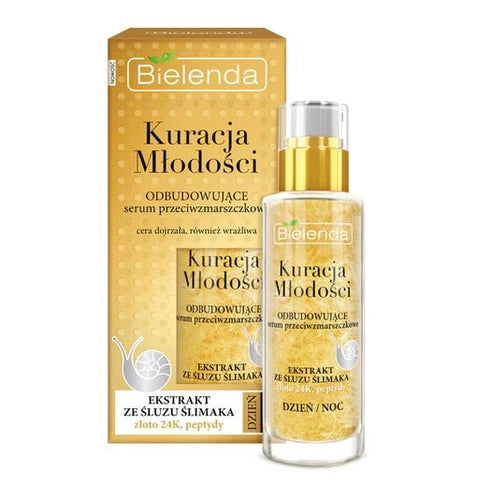 BIELENDA "Jaunystės terapija" regeneruojantis serumas veidui, 30ml. - veidui - Damų Kampelis