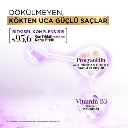 Bioblas šampūnas Procyanidin & Micellar riebiems plaukams, 360 ml-Plaukams-Damų Kampelis