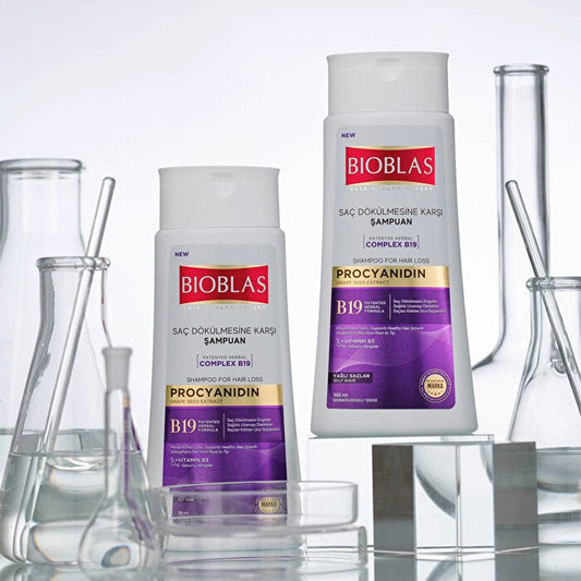 Bioblas šampūnas Procyanidin & Micellar riebiems plaukams, 360 ml-Plaukams-Damų Kampelis