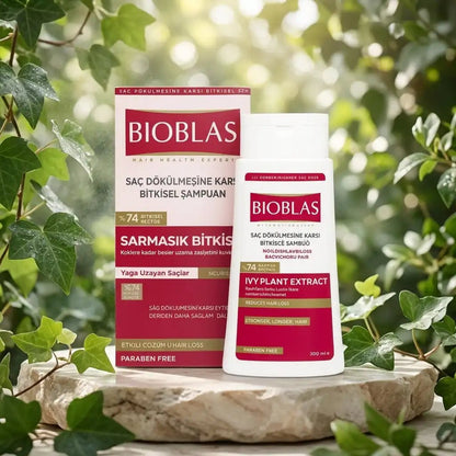 Bioblas šampūnas su gebenių ekstraktu, lėtai augantiems plaukams, 360 ml-Plaukams-Damų Kampelis