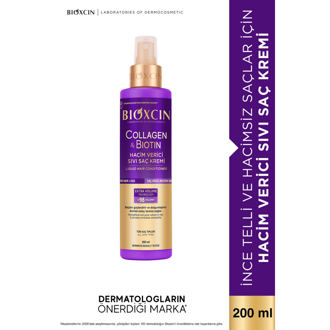 BIOXCIN Collagen & Biotin purškiamas plaukų kondicionierius 200 ml