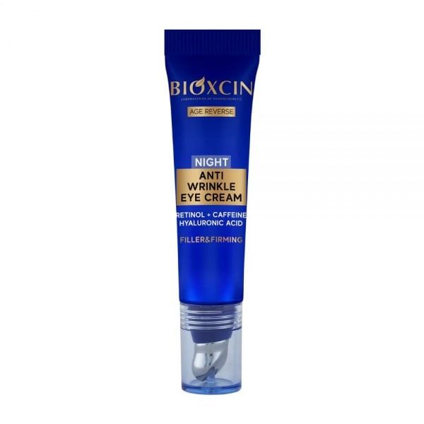 BIOXCIN naktinis paakių kremas su hialurono rūgstimi AGE REVERSE, 15 ml - Veidui - Damų Kampelis