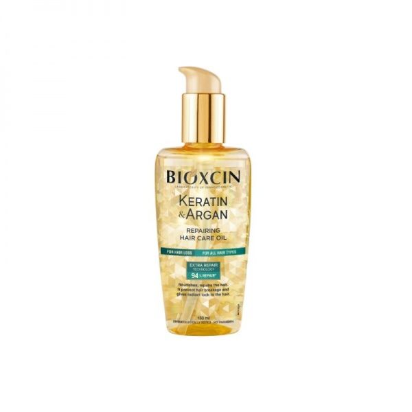 BIOXCIN plaukų aliejus su keratinu ir argano aliejumi Keratin & Argan, 150 ml-Plaukams-Damų Kampelis