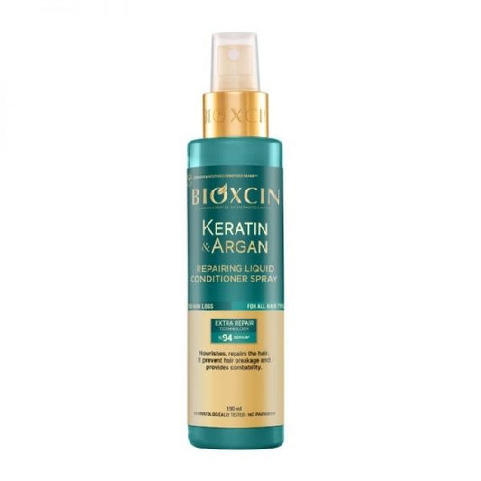 BIOXCIN purškiamas plaukų kondicionierius su keratinu ir argano aliejumi Keratin & Argan, 150 ml-Plaukams-Damų Kampelis