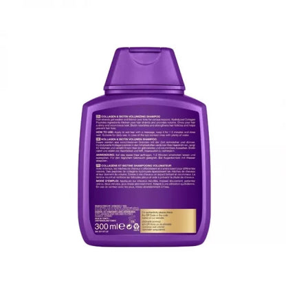 BIOXCIN Collagen & Biotin šampūnas plaukų apimčiai, 300 ml
