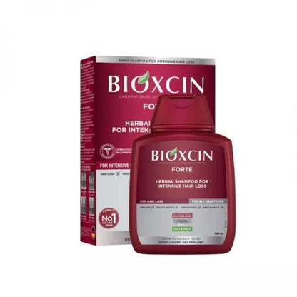 BIOXCIN šampūnas intensyviai slenkantiems plaukams FORTE, 300 ml - plaukams - Damų Kampelis