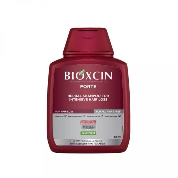 BIOXCIN šampūnas intensyviai slenkantiems plaukams FORTE, 300 ml - plaukams - Damų Kampelis
