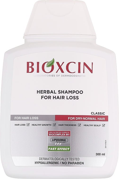 BIOXCIN šampūnas nuo plaukų slinkimo , 300 ml + DOVANA 100 ml kelioninis šampūnas-Plaukams-Damų Kampelis
