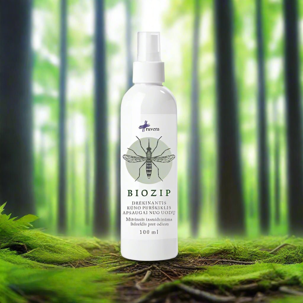 BIOZIP kūno purškiklis apsaugai nuo uodų, 100 ml - namams - Damų Kampelis