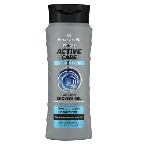 BJ Active Care dušo gelis ir šampūnas vyrams Fresh & Cool, 400 ml-Kūnui-Damų Kampelis