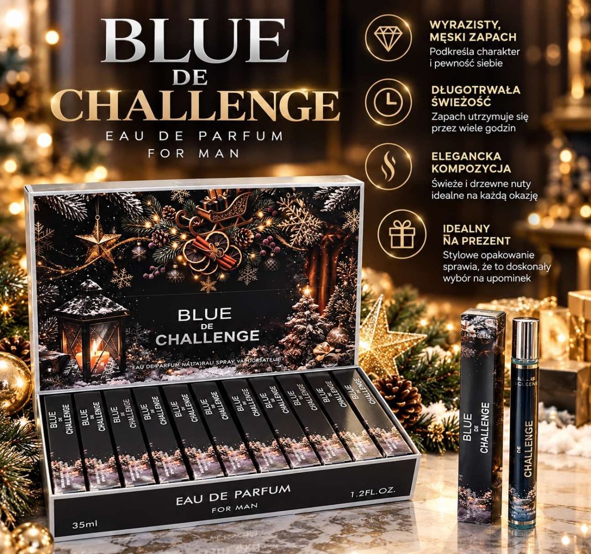 Blue de Challenge mini EDP kvepalai vyrams, 35 ml-kvepalai-Damų Kampelis