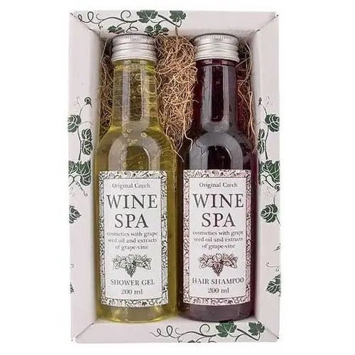 Bohemia Gifts Wine Spa – vonios kosmetikos rinkinys – 2x200 ml - kūnui - Damų Kampelis