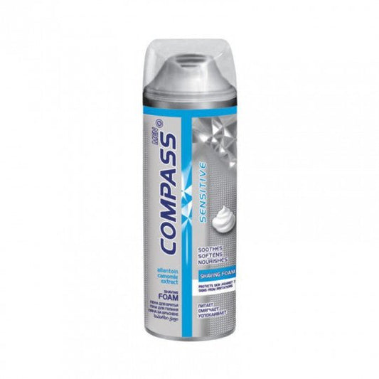 COMPASS skutimosi putos, minkštinančios ir raminančios odą, 200 ml. - veidui - Damų Kampelis