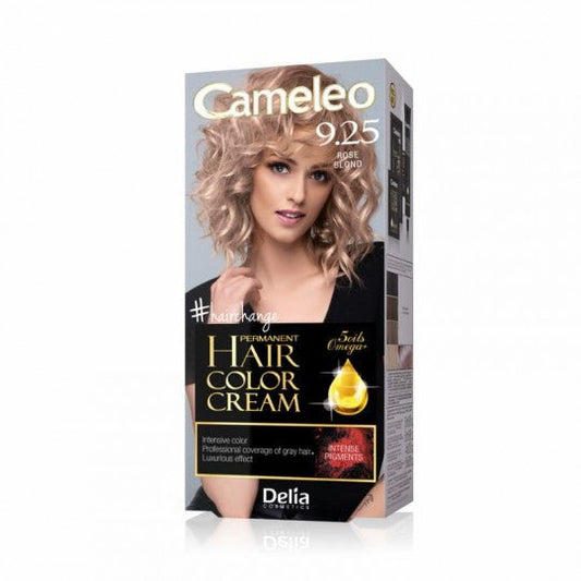 DELIA CAMELEO Omega Plus plaukų dažai kreminiai 9.25 Rausva Blondinė-Plaukams-Damų Kampelis