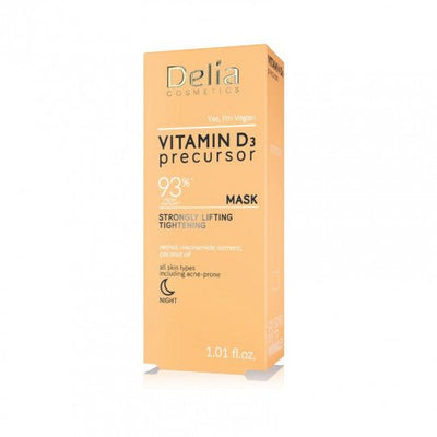 DELIA kaukė veidui naktinė stangrinamoji Vitamin D3, 50 ml. - veidui - Damų Kampelis