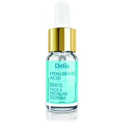 DELIA Professional Care Hialurono rūgšties serumas veidui, kaklui ir dekoltė nuo raukšlių 10 ml. - veidui-Damų Kampelis