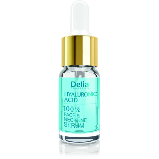 DELIA Professional Care Hialurono rūgšties serumas veidui, kaklui ir dekoltė nuo raukšlių 10 ml. - veidui-Damų Kampelis