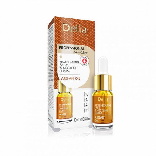 DELIA Professional Care serumas veidui ir kaklui atstatomasis su argano aliejumi, 10 ml. - veidui - Damų Kampelis