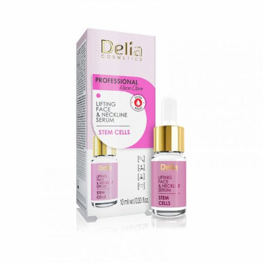 DELIA Professional Care serumas veidui ir kaklui stangrinamasis su kamieninėmis ląstelėmis, 10 ml. - veidui-Damų Kampelis