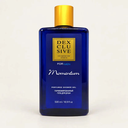 DEXCLUSIVE Men Momentum Cedar & Amber parfumuota dušo želė vyrams, 500 ml-kunui-Damų Kampelis