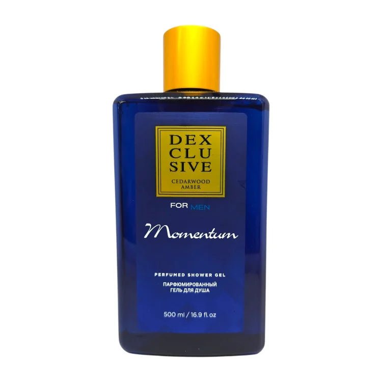 DEXCLUSIVE Men Momentum Cedar & Amber parfumuota dušo želė vyrams, 500 ml-kunui-Damų Kampelis