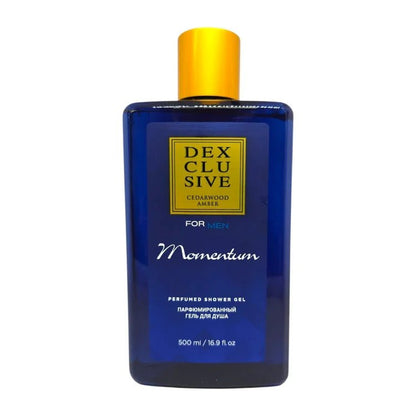 DEXCLUSIVE Men Momentum Cedar & Amber parfumuota dušo želė vyrams, 500 ml-kunui-Damų Kampelis