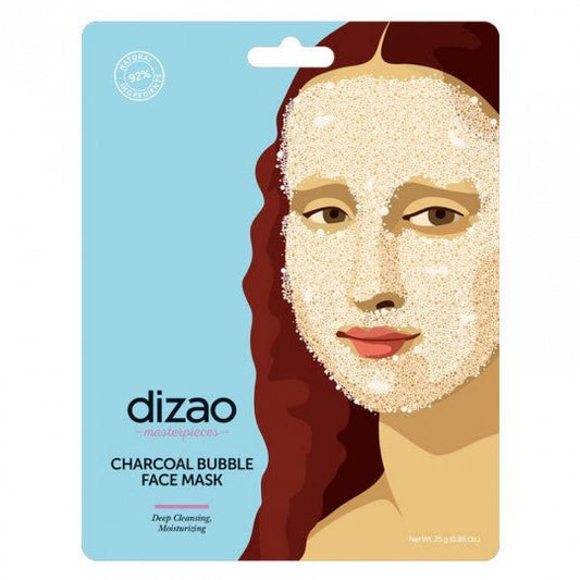DIZAO MASTERPIECES putojanti kaukė veidui su deguonimi ir aktyvinta anglimi, lakštinė, 25 g(Korėja)-veidui-Damų Kampelis