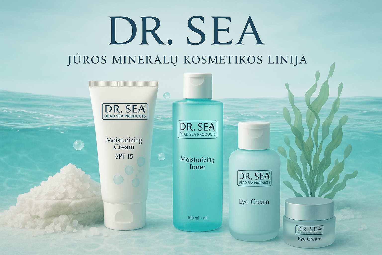 DR. SEA kolekcijos paveikslėlis su lietuvišku tekstu