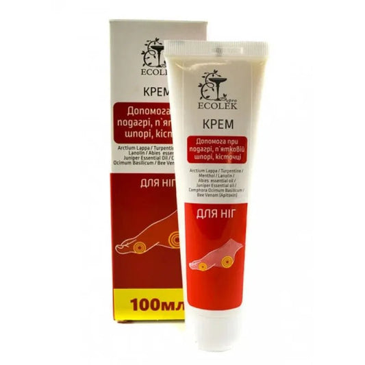 ECOLEK pėdų kremas, 100 ml-Kūnui-Damų Kampelis