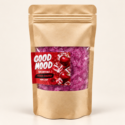 GOOD MOOD Frozen Cherry vonios druska, 500 g