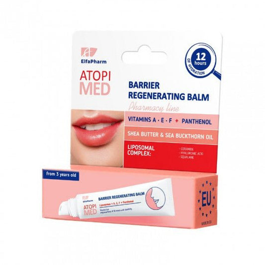 ELFA PHARM ATOPI MED lūpų balzamas atstatantis barjerą, 15 ml. - veidui - Damų Kampelis