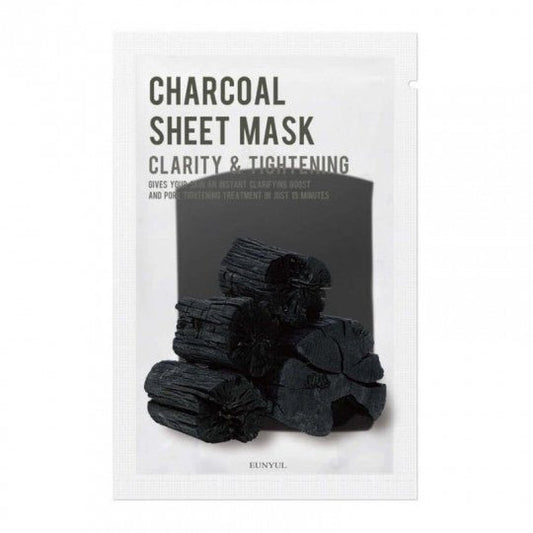 EUNYUL Purity lakštinė valomoji veido kaukė Charcoal, 22 ml. - veidui - Damų Kampelis