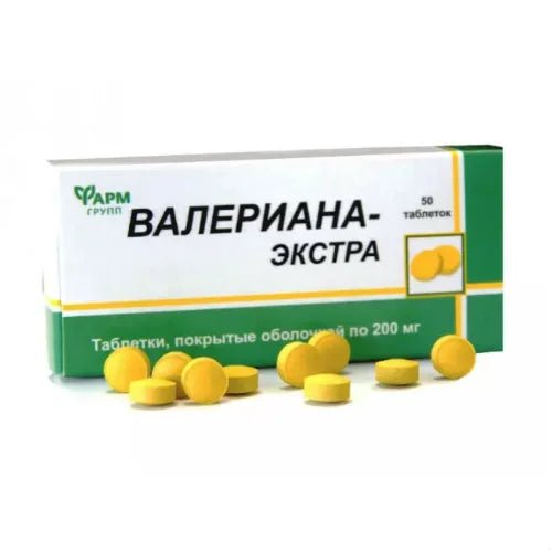 Maisto papildas VALERIANA EKSTRA 200 mg, 50 tab. - sveikatai - Damų Kampelis