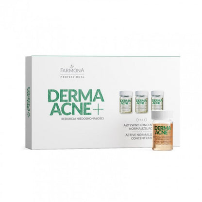FARMONA Professional DermaAcne+ koncentratas veidui aktyvus normalizuojantis, 5 x 5 ml