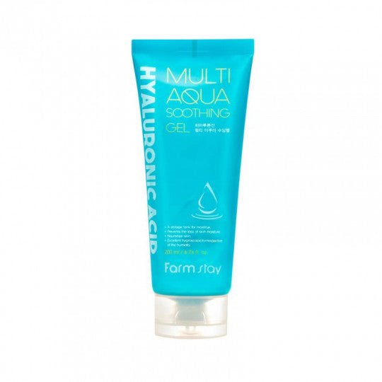 FARMSTAY raminamasis gelis su hialurono rūgštimi Multi Aqua, 200 ml - kūnui - Damų Kampelis
