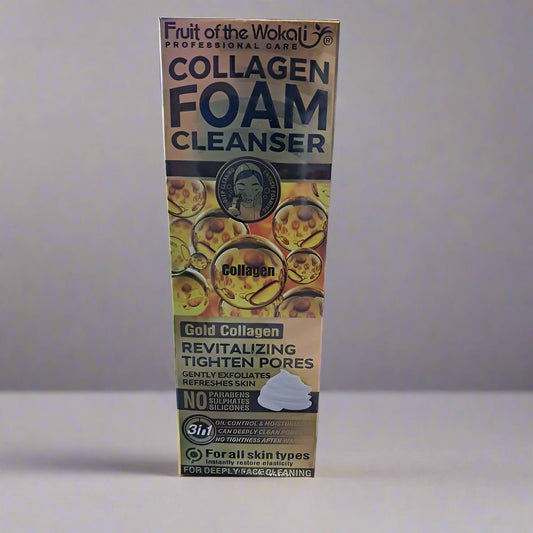 Veido valymo putos Fruit of the Wokali su kolagenu ir šepetėliu 150 ml. - veidui - Damų Kampelis