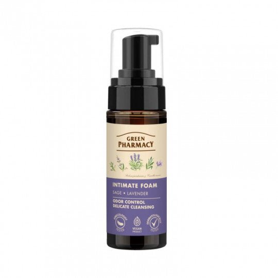 GREEN PHARMACY intymios higienos putos Šalavijas ir levanda, 150 ml-Kūnui-Damų Kampelis