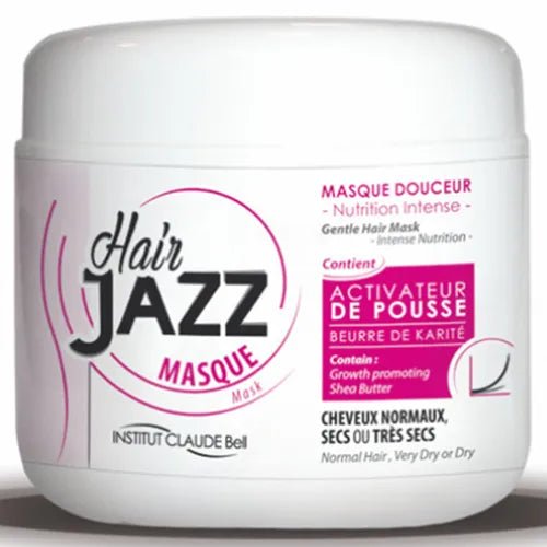 Hair Jazz Masque plaukų kaukė su taukmedžio sviestu augimui ir maitinimui, 500ml - plaukams - Damų Kampelis