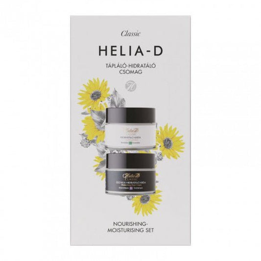 HELIA - D CLASSIC veido kremų rinkinys maitinamasis+drėkinamasis, 2x50 ml. - veidui - Damų Kampelis