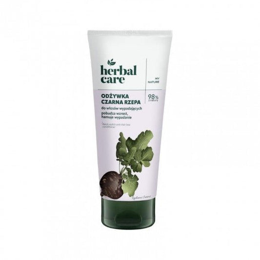 HERBAL CARE kondicionierius slenkantiems plaukams su juodųjų ridikų ekstraktu, 200 ml-Kondicionierius-Damų Kampelis