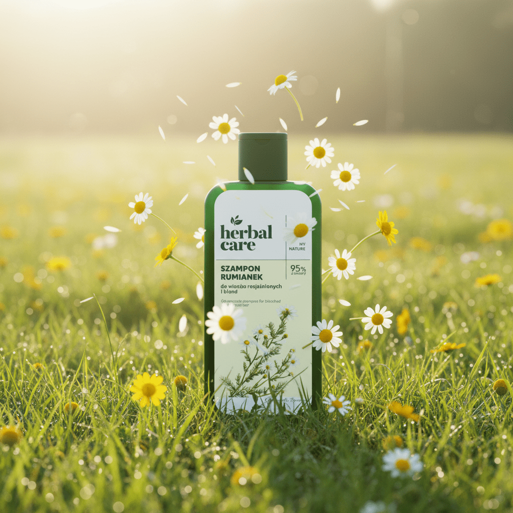 HERBAL CARE šampūnas balintiems ir šviesiems plaukams su ramunėlių ekstraktu, 330 ml - plaukams - Damų Kampelis