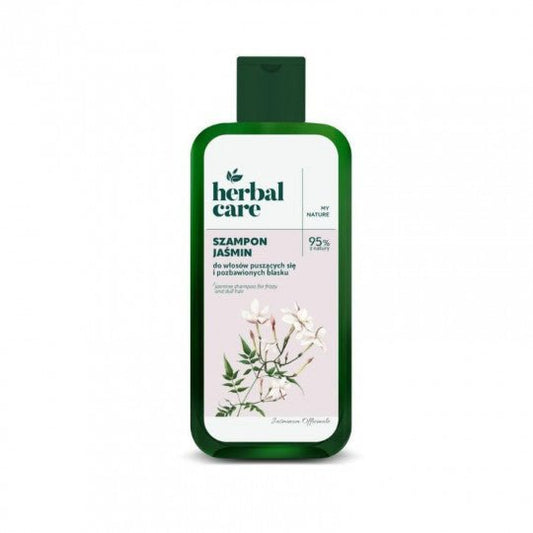 HERBAL CARE šampūnas garbanotiems ir matiniams plaukams su jazminų ekstraktu, 330 ml - plaukams - Damų Kampelis