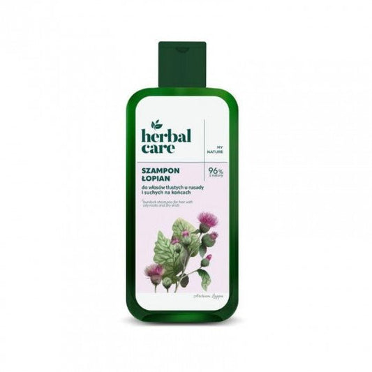 HERBAL CARE šampūnas riebių plaukų šaknims ir sausiems galiukams su varnalėšų ekstraktu, 330 ml - plaukams - Damų Kampelis