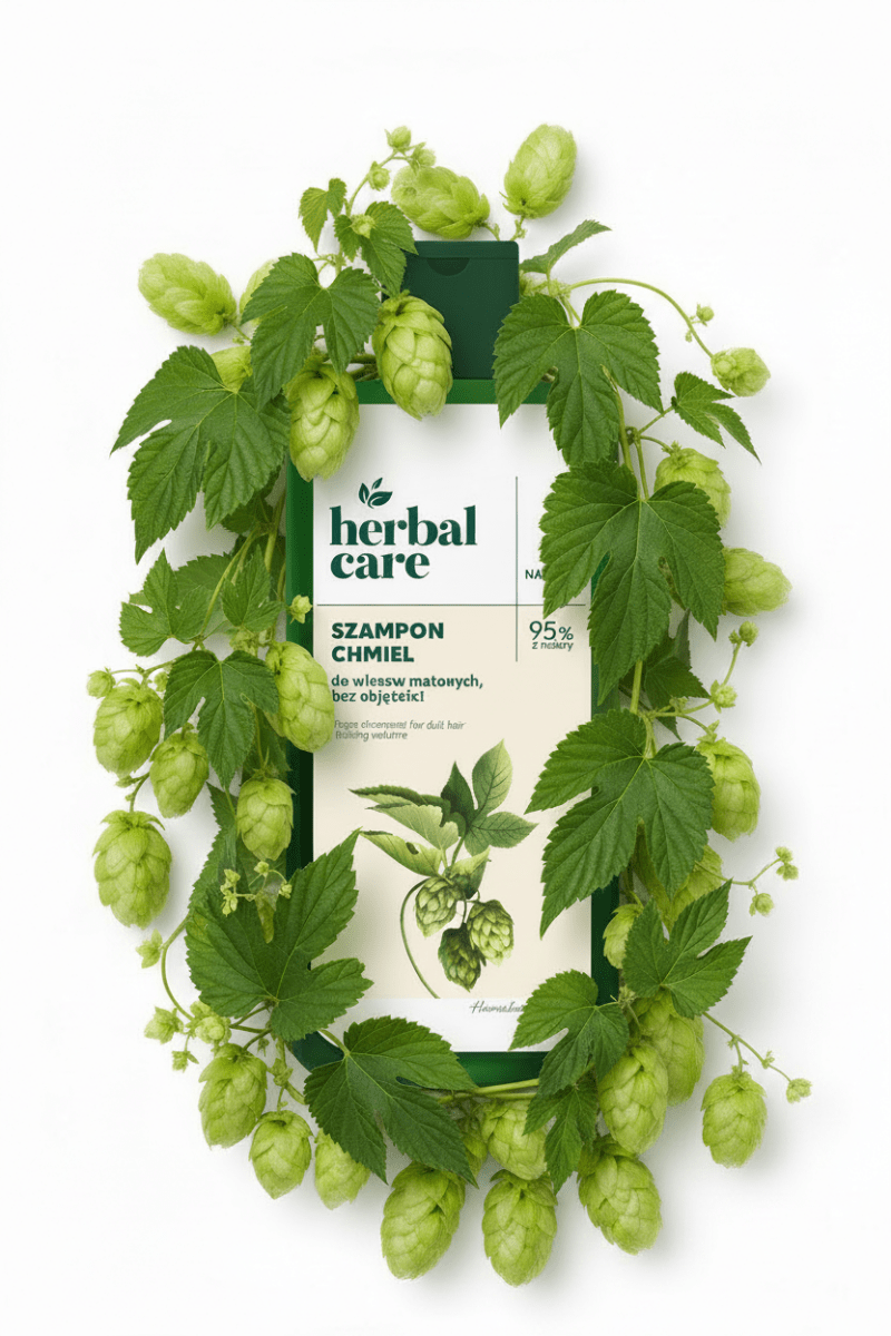 HERBAL CARE šampūnas su apynių ekstraktu matiniams ir stokojantiems apimties plaukams , 330 ml - plaukams - Damų Kampelis