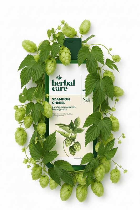 HERBAL CARE šampūnas su apynių ekstraktu matiniams ir stokojantiems apimties plaukams , 330 ml - plaukams - Damų Kampelis