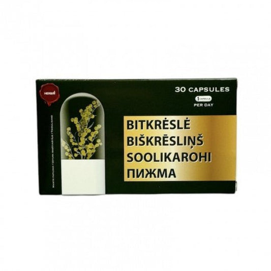HERBIN Bitkrėslė ekstraktas maisto papildas, 30 kapsulių-Sveikatai-Damų Kampelis